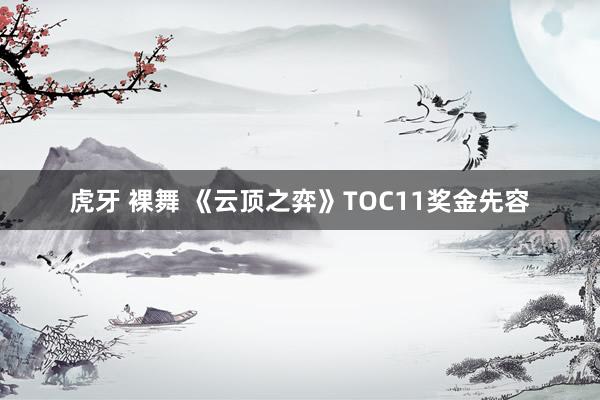 虎牙 裸舞 《云顶之弈》TOC11奖金先容